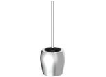 WC-Reinigungsbürste EISL, grau (chrom), B:12,2cm H:37,7cm L:12,2cm, Edelstahl, Reinigungsbürsten, WC-Reinigungsbürste, Edelstahl beschichtet, freistehend, Klobürstenhalter ohne Bohren,Chrom
