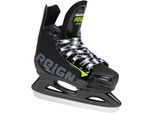 Schlittschuhe REIGN "Ares Jr. adjustable" Gr. 28, grün (grün, schwarz), Inlineskates_Rollschuhe, Kinder, 28/31 (bis 100 kg), Kunstfaser, Vinyl, Schlittschuhe
