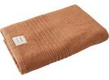 Duschtuch DYCKHOFF "Nature", orange (terra), B:70cm L:140cm, Frottier, Obermaterial: 100% Baumwolle, Handtücher, Duschtuch