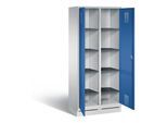 C+P Wäsche-Spind Evolo, H1800xB810xT500mm, Front Enzianblau, Korpus Lichtgrau (48022-22B) ; C + P Möbelsysteme (48022-22B|S10036)