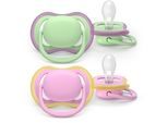 Philips Avent Ultra Air SCF087/12 6-18m tétine Girl 2 pcs