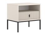 Boxxx Nachtschrank Maggiore, Kaschmir, Metall, 1 Schublade(n) Schubladen, 53.9x52.4x39 cm, Typenauswahl, Schlafzimmer, Nachttische