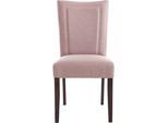 Esszimmerstuhl OTTO HOME "Zena", rosa, B:48cm H:93cm T:65cm, Holzwerkstoff, Stühle, Esszimmerstuhl, Gestell aus Massivholz, Polsterstuhl, Esszimmer, Bestseller