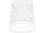 Wäschekorb KLEINE WOLKE "Scandic Chair", weiß, B:43,5cm H:43,5cm T:43,5cm Ø:43,5cm, Kunststoff, Wäschesammler, Wäschekorb, 2 in 1 Wäschekorb und Ablagehocker