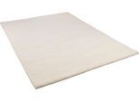 Wollteppich THEKO "Maloronga Uni", beige (natur weiß), B:170cm H:24mm L:240cm, Wolle, Teppiche, echter Berber Teppich, reine Wolle, handgeknüpft
