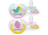 Philips Avent Ultra Air SCF080/24 0-6 m tétine Girl 2 pcs