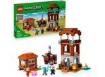 Konstruktionsspielsteine LEGO "Ein Verwüster am Plünderer-Außenposten (21278), LEGO Minecraft", bunt, Spielbausteine, Kinder, Kunststoff, Konstruktionsspielsteine, Made in Europe
