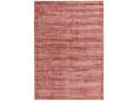 Teppich TOM TAILOR HOME "Shine uni" Gr. 2, rosa, B:85cm H:8mm L:155cm, Viskose, Teppiche, Teppich, Handweb Teppich, 100% Viskose, handgewebt, mit elegantem Schimmer
