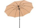 Marktschirm SCHNEIDER SCHIRME "Tarifa", apricot, Obermaterial: 100% Polyester, Standschirme, Marktschirm, 270 cm