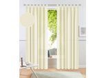 Vorhang OTTO HOME "Raja" Gr. 5, beige (champagner), B:140cm H:265cm, Polyester, Recyceltes Material, Gardinen, 2er-Set, Bestseller, einfarbig, modern, pflegeleichte Mikrofaser
