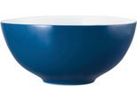 Schüssel SELTMANN WEIDEN "Life Fashion", weiß (weiß, classic blau), B:21,2cm H:9,7cm L:21,2cm T:21,2cm Ø:21,2cm, Porzellan, Schüsseln, Schüssel, Schale rund, 21 cm
