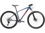 Mountainbike KROSS "KROSS MTB Hardtail Level 7.0 29" blau 11 Gänge" Gr. 51, blau (blau, schwarz), Fahrräder, Herren, 51cm, 29 Zoll (73,66cm) hinten: 29 Zoll (73,66cm), Mountainbike, mit Carbon-Rahmen und -Gabel