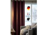 Vorhang WIRTH "Trondheim B" Gr. 5, lila (beere), B:131cm H:225cm, Chenille, Polyacryl, Gardinen, Vorhang