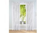Gardine OTTO HOME "Dimona" Gr. 2, bunt (weiß, silberfarben, grau), B:140cm H:175cm, Voile, Polyester, Gardinen, Gardine, 2er-Set, Bestseller, Polyester, Wellen, Topseller