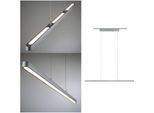 PAULMANN Schienensystem-Leuchten "URail Pendel Lento 1800lm 41W 2700K dimmbar 230V", grau (chromfarben), 1, H: 5cm, 1 Stk., Leuchten, Schienensystem-Leuchten