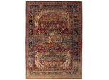Wollteppich THEKO "Saharna 7518", rot, B:200cm H:12mm L:300cm, Wolle, Teppiche, reine Wolle, Orient-Optik, mit Fransen