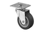 BS Rollen Lenkrolle D.50mm Trgf. 40kg m.Platte Gum.grau (F26.051)