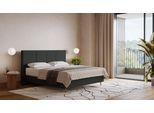 BRUNO Boxspringbett Prestige 160x200cm in Schwarz | 6 Farben & 4 Kopfteile wählbar | Luxus 27 cm Pulse-Latex-Matratze | Made in Germany