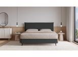BRUNO Boxspringbett Prestige 200x200cm in Schwarz | 6 Farben & 4 Kopfteile wählbar | Luxus 27 cm Pulse-Latex-Matratze | Made in Germany