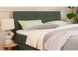 BRUNO Boxspringbett Premium mit Bettkasten 160x200cm in Grün | Matratzen-Härtegrad: Links H2 / Rechts H3 | extra viel Stauraum & individuell konfiguri