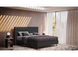 BRUNO Boxspringbett Prestige 140x200cm in Schwarz | 6 Farben & 4 Kopfteile wählbar | Luxus 27 cm Pulse-Latex-Matratze | Made in Germany