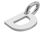 Buchstabenanhänger ADELIA´S "Unisex Anhänger – Buchstabe N Buchstabenanhänger aus 925 Silber", silber, Schmuckanhänger, Damen, Silber 925 (Sterlingsilber), Zum Verschenken – ideal zum einen besonderen Tag