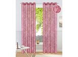 Gardine OTTO HOME "Anna" Gr. 5, rot (bordeaux), B:140cm H:265cm, Ausbrenner, Polyester, Viskose, Gardinen, Gardine, Bestseller, Äste-Motiv, Viskose, Polyester