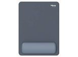 Fellowes Mauspad Breyta XL, mit Handgelenkauflage und Microban®-Schutz, Gummi, L 280 x B 210 x H 17,5 mm, marineblau