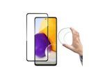 Wozinsky Full Cover Flexi Nano Glass Film Tempered Glass with Frame Samsung Galaxy A72 4G Black