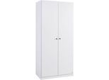 Schlafzimmer-Set RAUCH "Kleiderschrank Schrank Garderobe Schlafzimmer Büroschrank BUCHHOLZ", weiß (alpinweiß), Holzwerkstoff, Schlafzimmermöbel-Sets, (3-tlg.) mit abschließbaren Türen MADE IN GERMANY