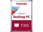 TOSHIBA interne HDD-Festplatte "P300", schwarz (silber, schwarz), 4 TB, Festplatten
