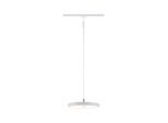 PAULMANN Schienensystem-Leuchten "URail Pendel Hildor 850lm 15W 3000K 230V Chrom matt", weiß, 1, Ø 31cm H: 158cm, Leuchten, 3-Step-Dimmbar, LED Schienensystem