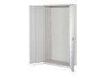 Kappes Systemschrank Leergehäuse Serie 400 RAL 7035 Vollblechtüren (1250.00.1013)