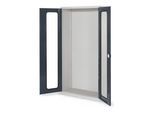 Kappes Systemschrank Leergehäuse Serie 400 RAL 7035/7016 Sichtfenstertüren (1250.00.5024)