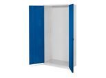 Kappes Systemschrank Leergehäuse Serie 500 RAL 7035/5010 Vollblechtüren (1251.00.1016)