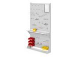 Kappes Stellwand RasterPlan Gr. 5 einseitig RAL 7035 mit Ausstattung 1 (7005.01.1613)