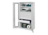 Kappes Schwerlastschrank OMT Mod. 44 RAL 7035 Sichtfenstertüren (1462.08.5013)