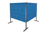 Kappes Trennwand RasterPlan Doppelfeld 90° H1500 mm RAL 5010 4 LP 4 SP (7230.00.3921)