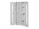 Kappes Vertikalschrank RasterPlan Mod. 84 RAL 7035 Sichtfenstertür mit Ausstattung (1465.04.5013)