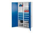 Kappes Schwerlastschrank MMT Mod. 54 RAL 7035/5010 Doppelwandtüren (1463.08.2016)
