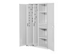 Kappes Vertikalschrank RasterPlan Mod. 81 RAL 7035 Doppelwandtür mit Ausstattung (1465.02.2013)
