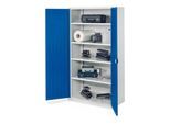 Kappes Schwerlastschrank OMT Mod. 41 RAL 7035/5010 Türen innen Schlitzplatten (1462.02.4016)