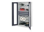 Kappes Schwerlastschrank OMT Mod. 43 RAL 7035/7016 Sichtfenstertüren (1462.06.5024)