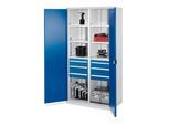 Kappes Schwerlastschrank MMT Mod. 55 RAL 7035/5010 Doppelwandtüren (1463.10.2016)