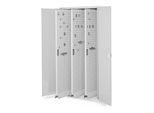 Kappes Vertikalschrank RasterPlan Mod. 85 RAL 7035 Doppelwandtür mit Ausstattung (1467.01.2013)