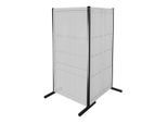 Kappes Trennwand RasterPlan Doppelfeld 90° H2000 mm RAL 7035 2 LP 2 SP (7260.00.1113)