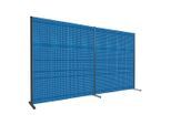 Kappes Trennwand RasterPlan Doppelfeld 180° H2000 mm RAL 5010 Ausstattung 3 LP (7248.00.3421)