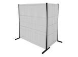 Kappes Trennwand RasterPlan Doppelfeld 90° H2000 mm RAL 7035 3 LP 3 SP (7262.00.2313)