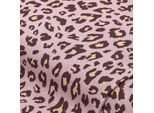 Viskose-Leinen "Leopard", lila-color