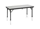 Brunner - Dinemic 4 - Campingtisch Gr 126 x 70 x 56/80-85 cm grau